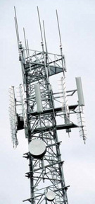 mobile broadband base station mast