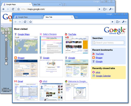 Google Chrome Browser Example