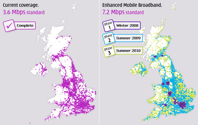 Three mobile broadband coverage 2010