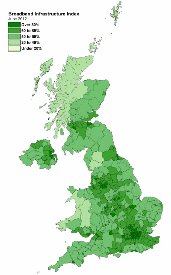 map uk broadband infrastructure