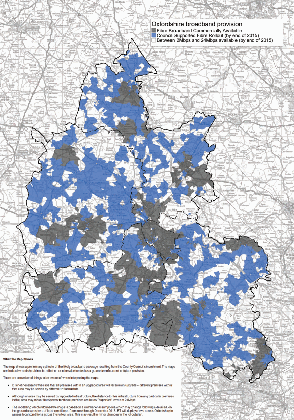 oxfordshire bt superfast broadband rollout map