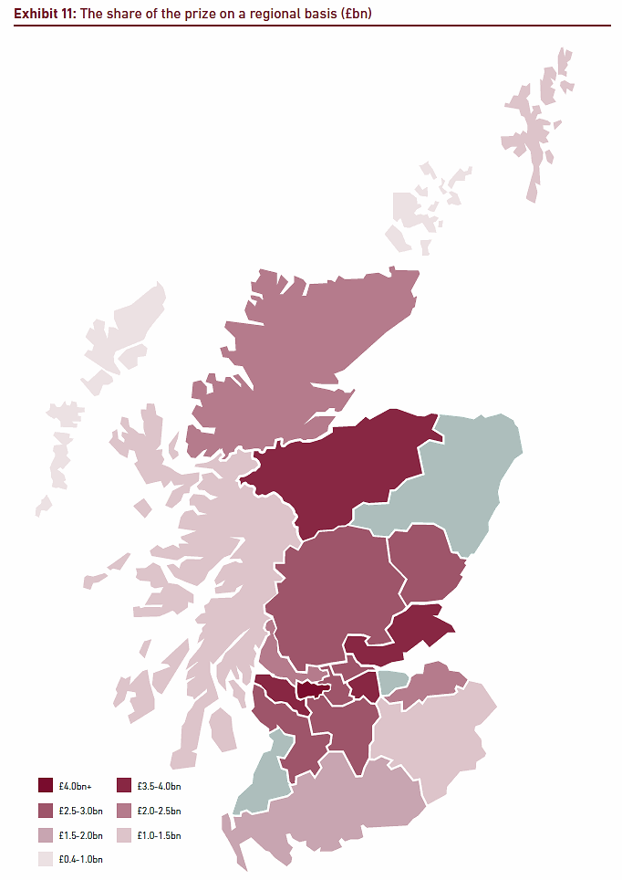 scotland 2024 economic boost map