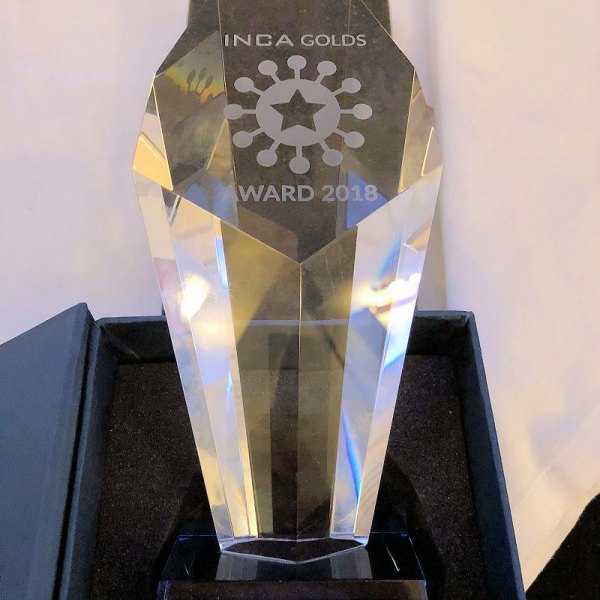 inca award trophy 2018 by sean royce