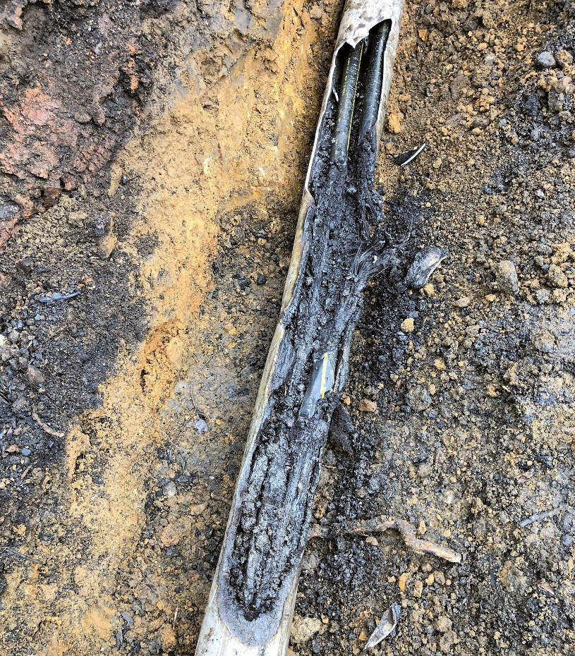 Openreach-Fire-Damaged-Cable