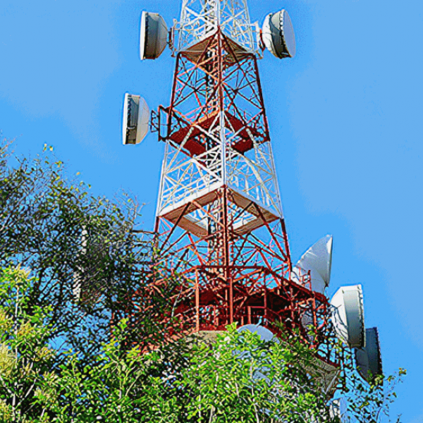 wireless mobile mast