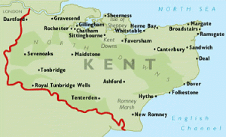 University Of Kent Map
