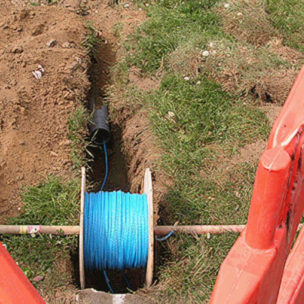 fibre optic cable trench uk