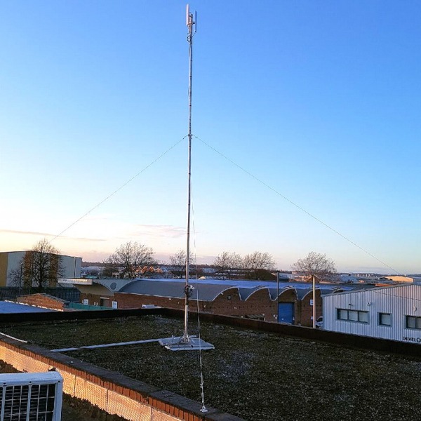 big blue rocket wireless broadband mast