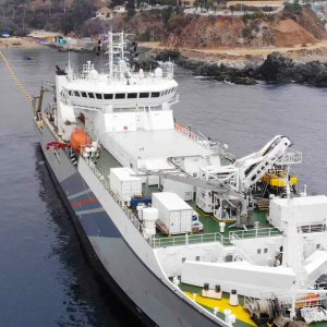 google grace hopper fibre optic cable laying ship