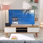 Sky Q box with TV