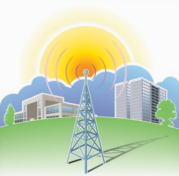 wireless radio spectrum mast