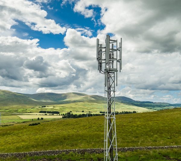 ee mobile mast tower in scotland