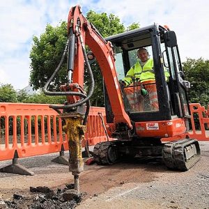 cityfibre street works fibre optic dig