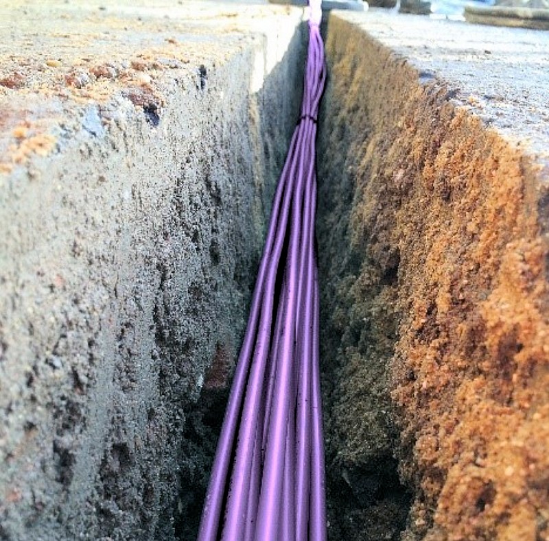 cityfibre trench optical fibre cables