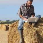 farmer rural broadband and mobile uk by 123rf