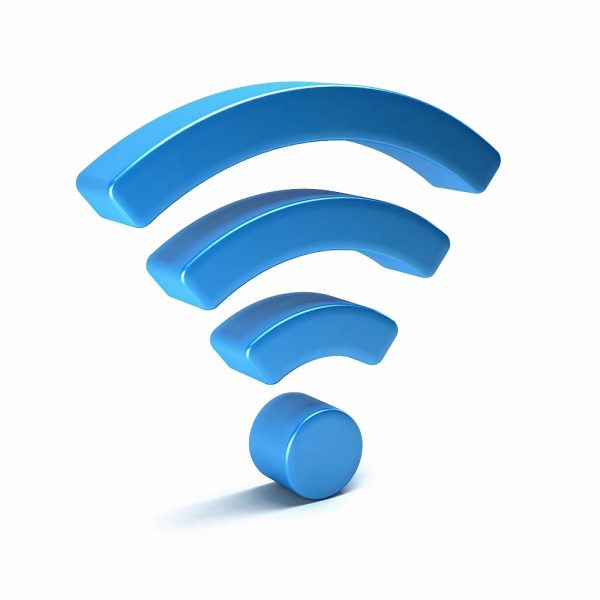 Wireless wifi 3D render isolated