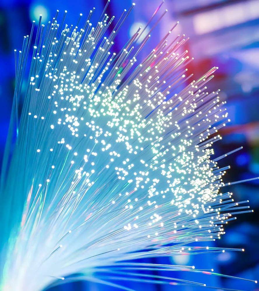fibre optic uk network cable flay glowing 2020