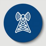mobile mast uk in circle by 123rf