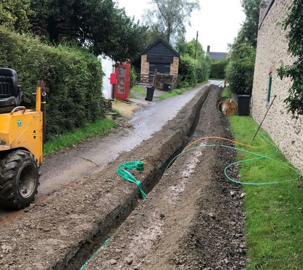 technological_rural_fttp_village_trench_work