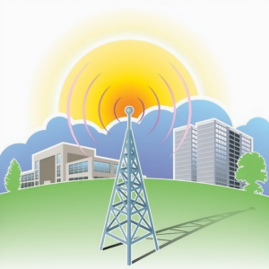 wireless radio spectrum mast