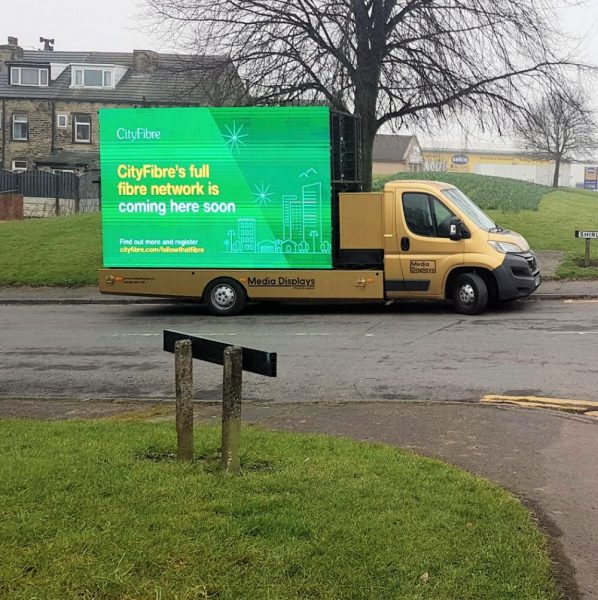 CityFibre_Advertising_Van_on_UK_Road