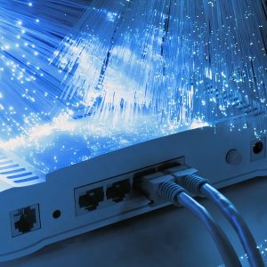 fibre optic router and cables 2020