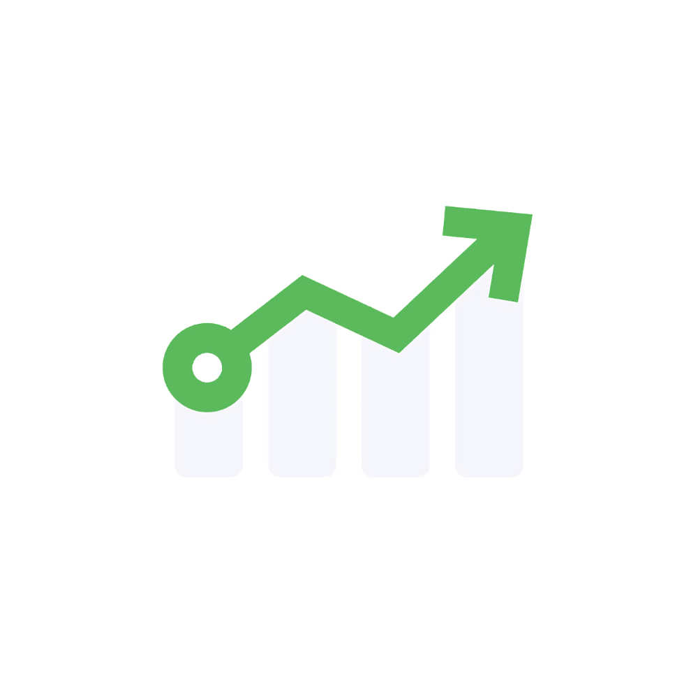 Isolated Arrow Flat Icon. Growth Vector Element Can Be Used For Growth, Arrow, Diagram Design Concept.