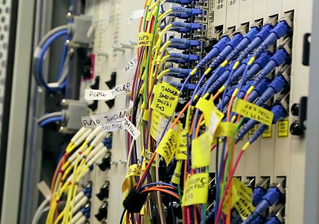fibre optic cable connections at BT Openreach