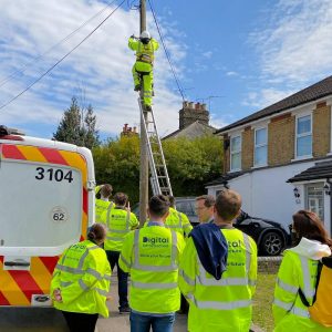 Digital Infrastructure Engineer up Pole