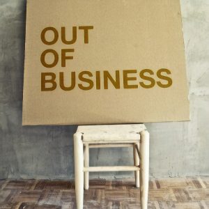closed down business