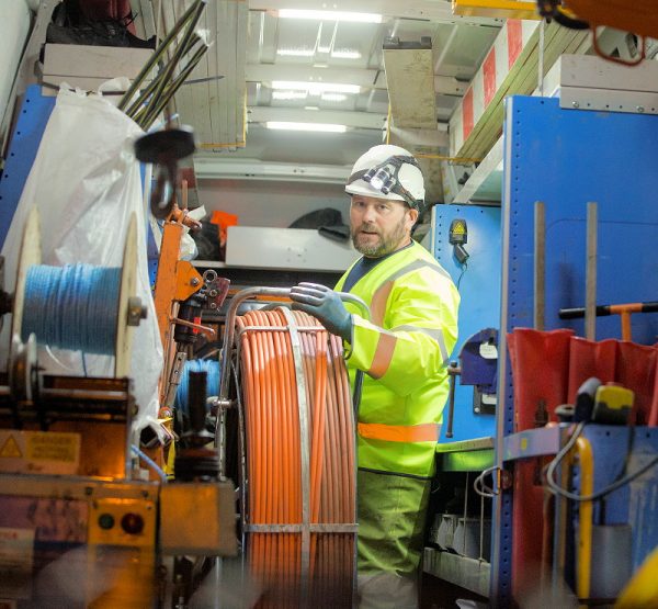 fibre optic cable deployment bt openreach