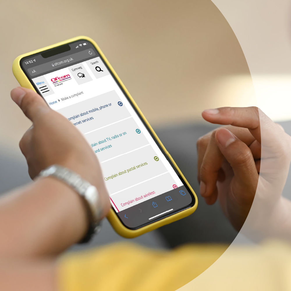 Consumers-Complaints-for-Ofcom-UK-via-Smartphone