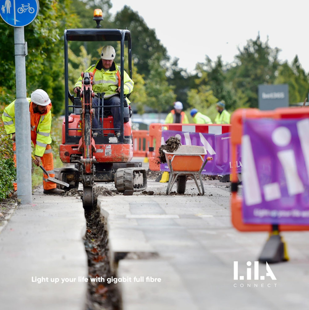 VX FIBER Lila Connect FTTP street works