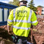 Grain FTTP Engineer from Behind