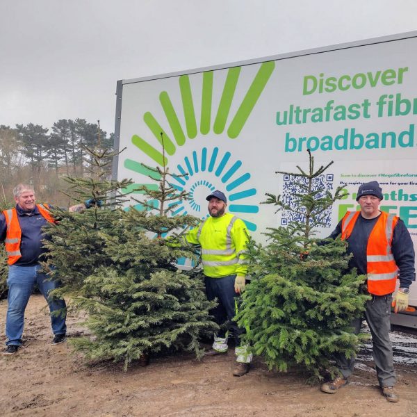 Jurassic Fibre Christmas Tree Recycling Team