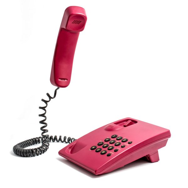 Home phone UK handset in red