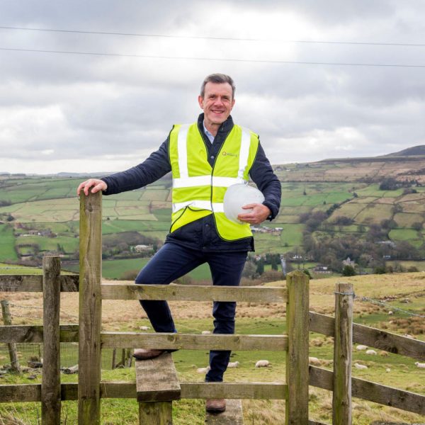 Quickline CEO Sean Royce in Rural UK Field