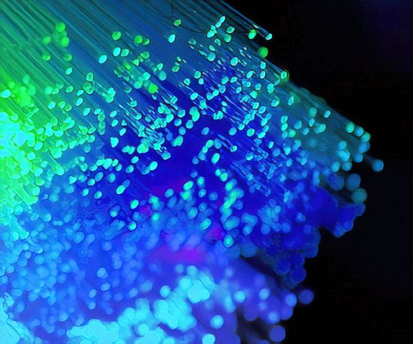 fibre optic cables green and blues-gigapixel