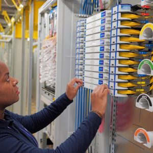 Female Engineer at Fibre Exchange