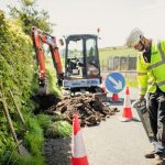 Fibrus Digging Rural Road