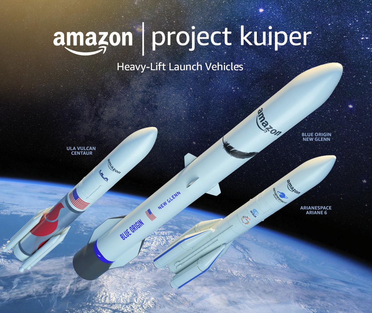 Amazon-Project-Kuiper-Rockets