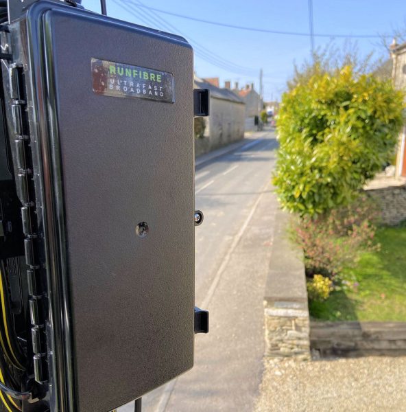 RunFibre FTTP kit on pole