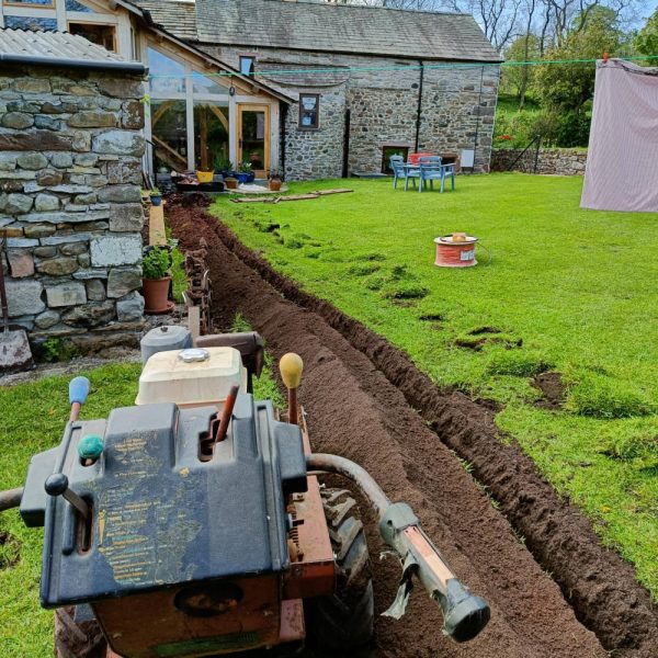 B4RN Fibre Trench to Rural House