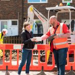 Virgin-Media-O2-Engineer-Handing-Leaflet