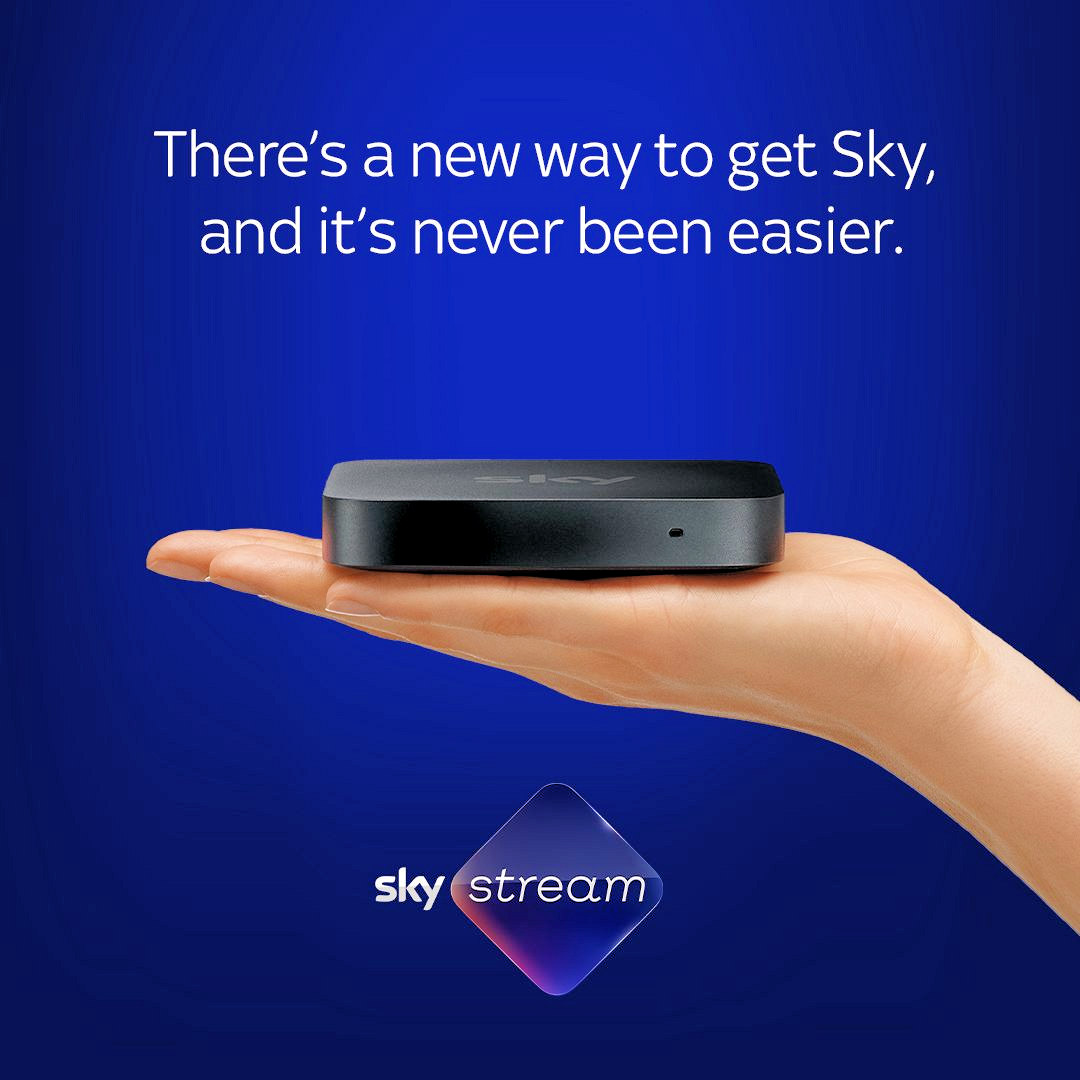 New UK Sky Stream TV Customers No Longer Own the Box (puck)