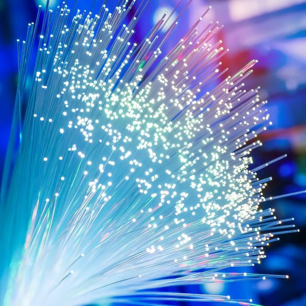 fibre optic uk network cable flay glowing 2020