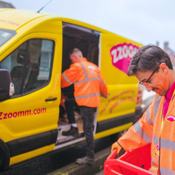 Zzoomm Engineers Outside Van UK