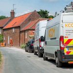 KCOM Engineer Vans on Lane