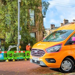 Cityfibre Engineers at Work in Street 2023