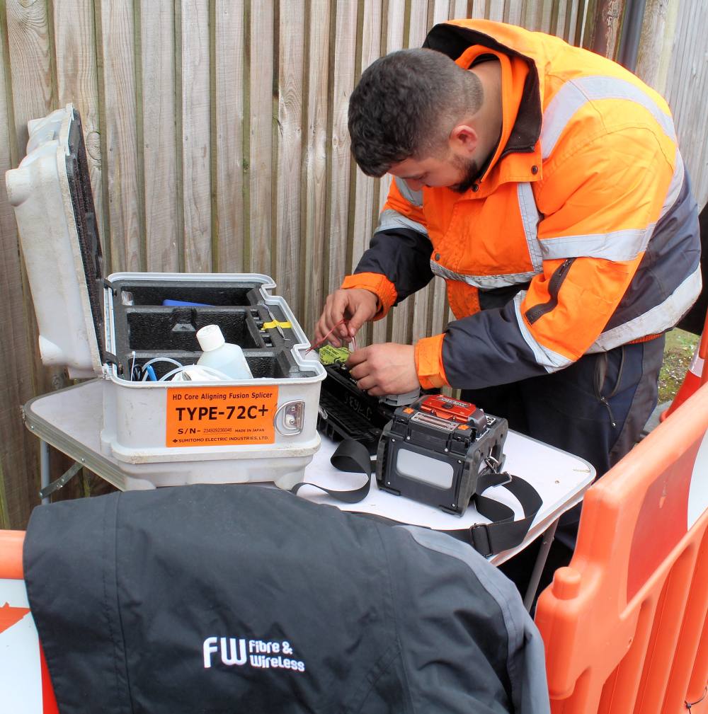 F&W Networks Builds Full Fibre to Cover 335,000 UK Premises